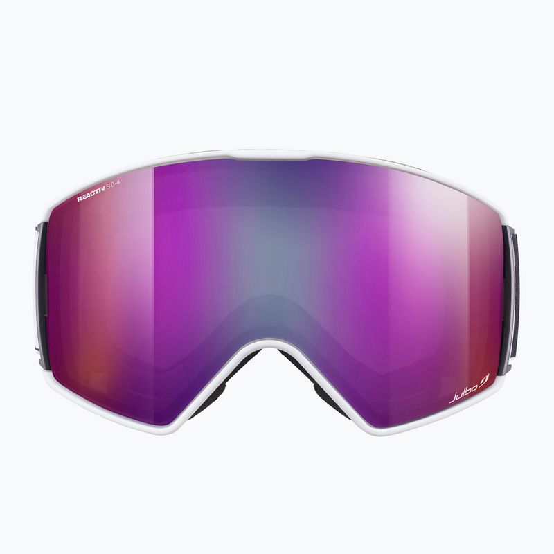Скиорска маска Julbo Launcher Reactiv High Contrast white/black/flash purple 2
