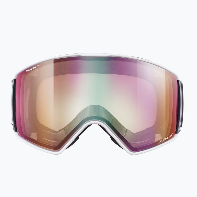 Скиорска маска Julbo Launcher Reactiv High Contrast white/black/flash purple 3