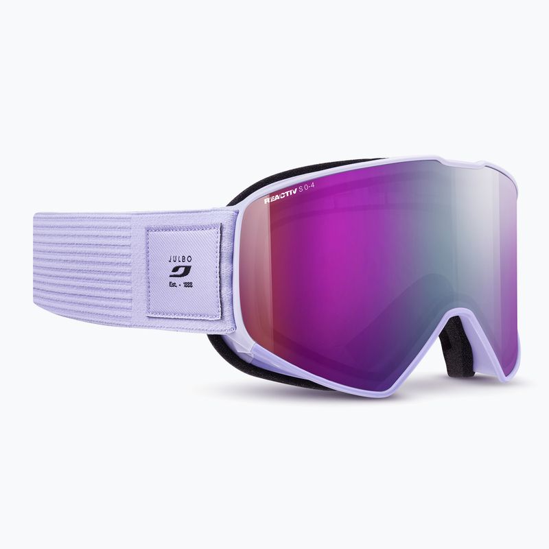 Скиорска маска Julbo Cyrius-X Reactiv High Contrast light purple/flash purple