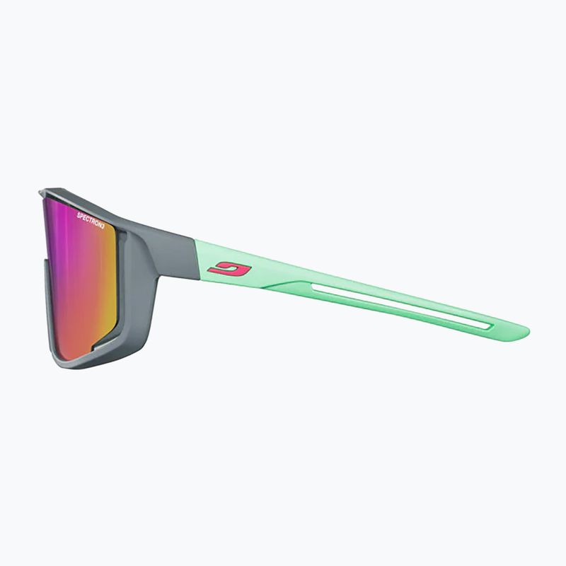 Детски слънчеви очила Julbo Fury Junior Spectron matt gray/mint/pink flash 6