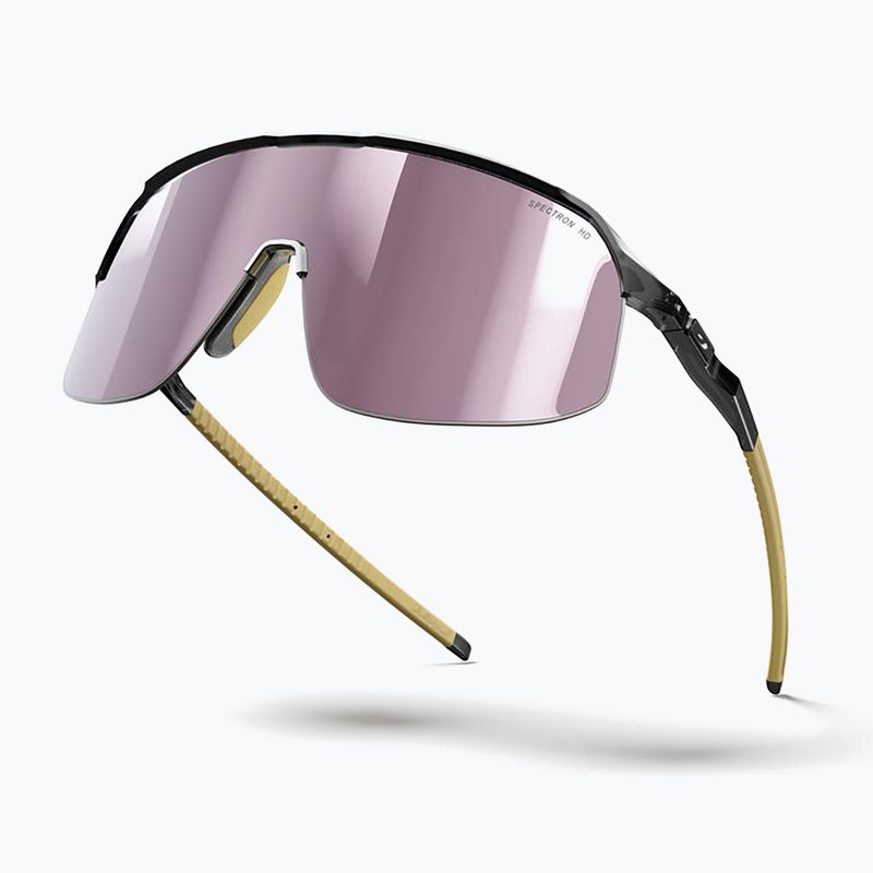 Слънчеви очила Julbo Density Spectron HD shiny translucent black/light brown 5