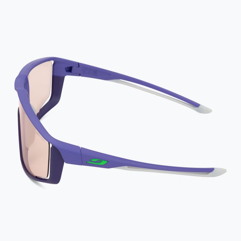 Слънчеви очила Julbo Fury Reactiv High Contrast matt purple/gray/green 4