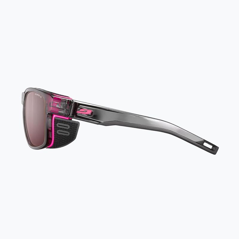 Слънчеви очила Julbo Shield M Polarized HD shint translu gray/fluo pink 3