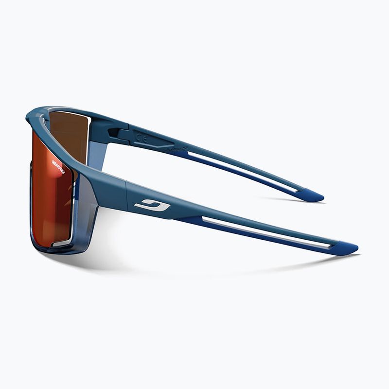 Слънчеви очила Julbo Fury Reactiv High Contrast matt blue/translu blue 4