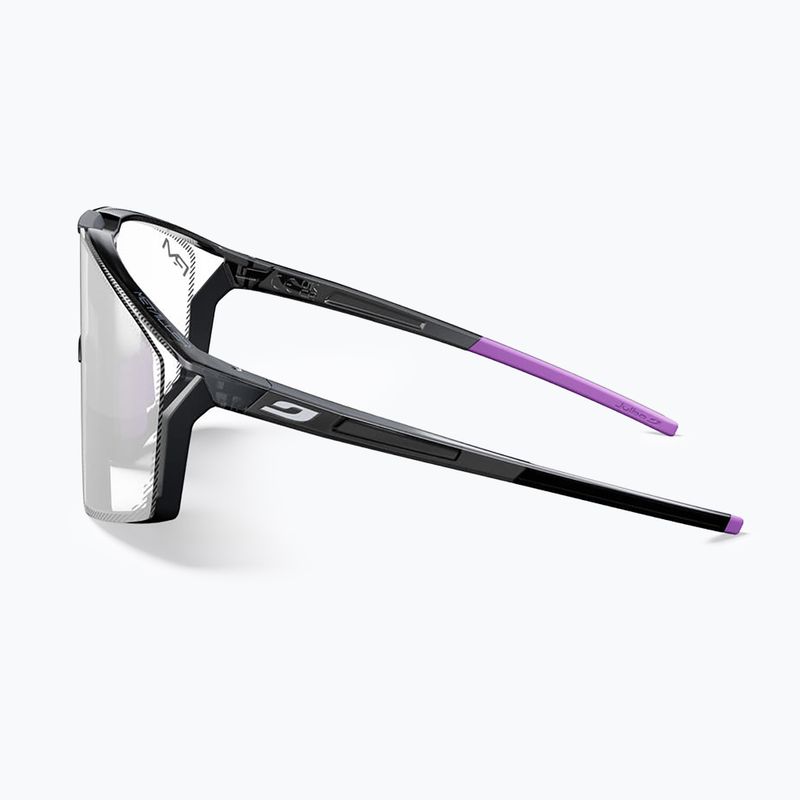 Слънчеви очила Julbo Edge Reactiv High Contrast shiny translu black/purple 9