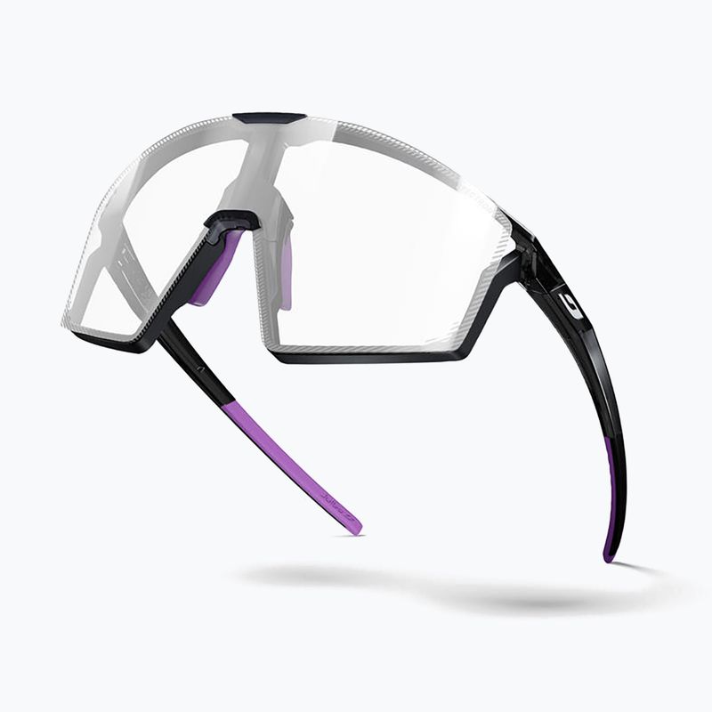Слънчеви очила Julbo Edge Reactiv High Contrast shiny translu black/purple 11