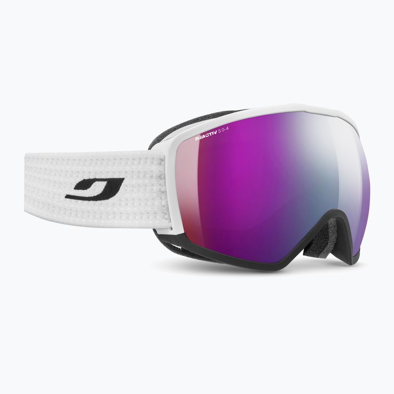Скиорска маска Julbo Hit OTG Reactiv High Contrast white/black/flash purple 5