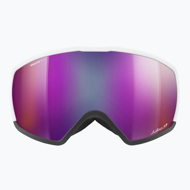 Скиорска маска Julbo Hit OTG Reactiv High Contrast white/black/flash purple 6
