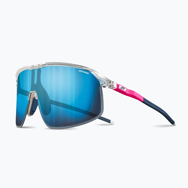 Julbo Dencity Spectron 3 блестящ кристал/флуоресцентно розово/синьо очила за колоездене 5