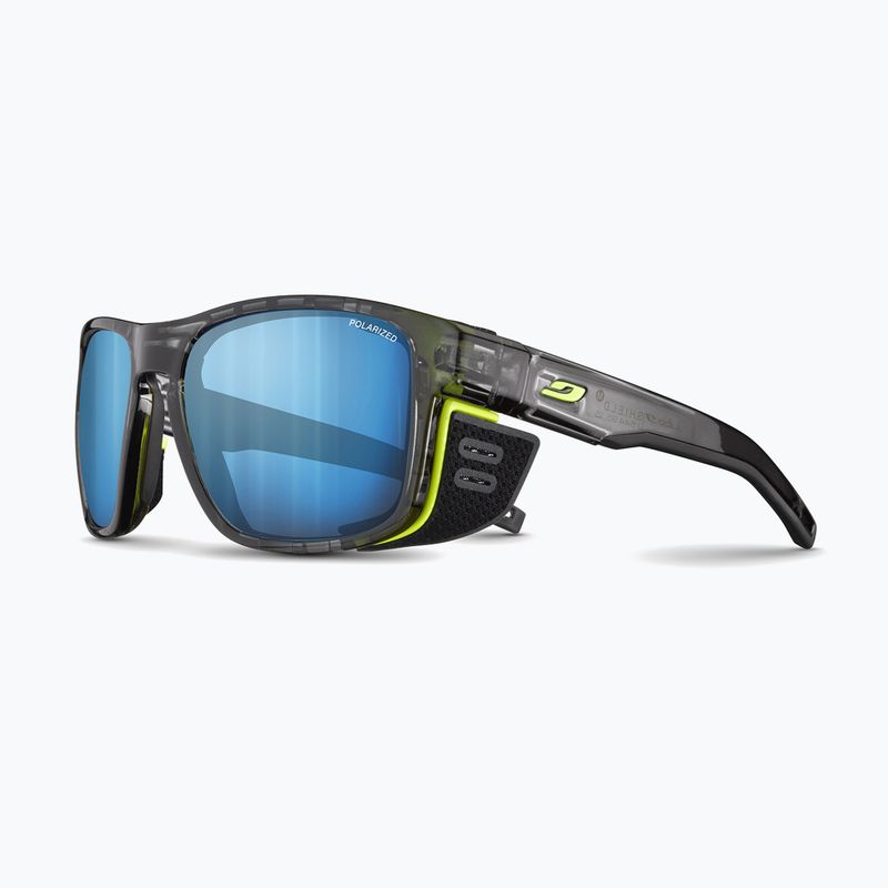 Julbo Shield Polar 4 Hd черни/жълти флуоресцентни/капсулирани очила за колоездене Ocean Master 7