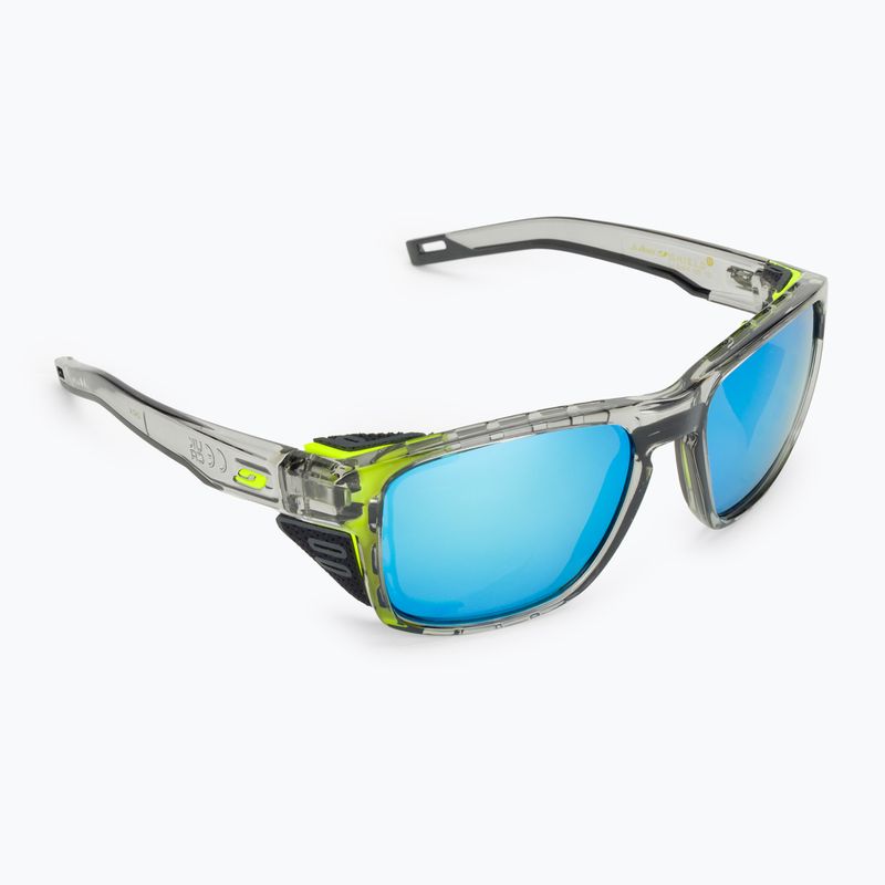 Julbo Shield M Polar 4 Hd черни/жълти флуоресцентни/капсулирани очила за колоездене Ocean Master 2