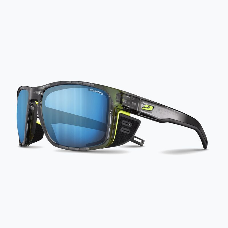 Julbo Shield M Polar 4 Hd черни/жълти флуоресцентни/капсулирани очила за колоездене Ocean Master 6