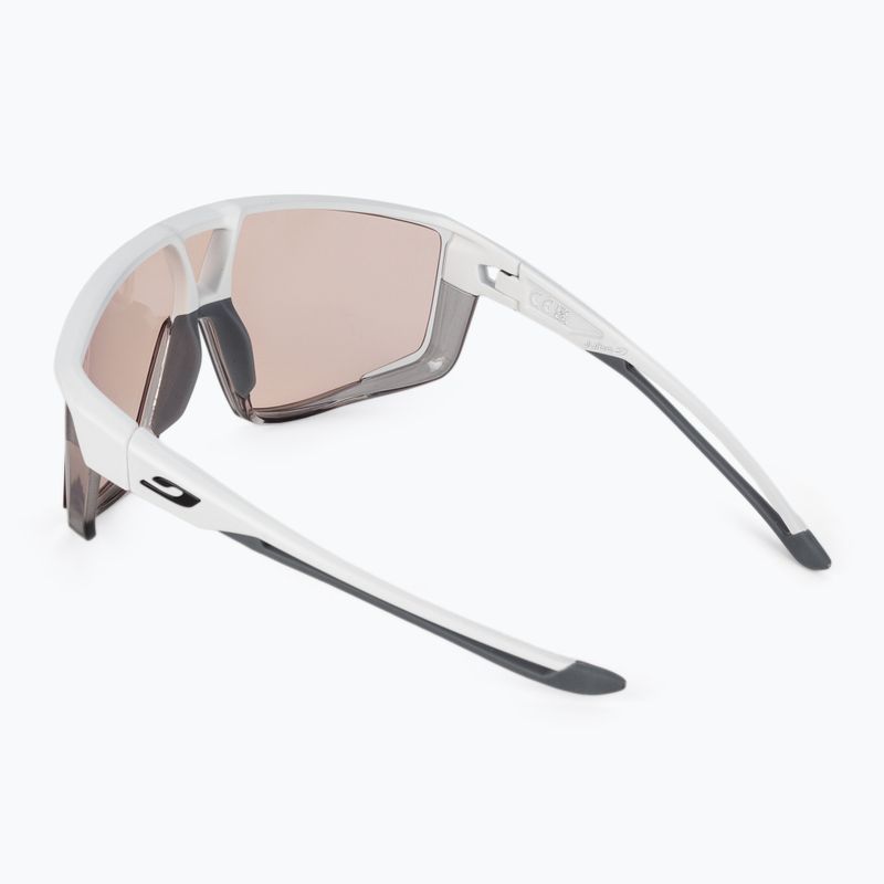 Очила за колоездене Julbo Fury Reactiv 1-3 High Contrast матово бяло/прозрачно сиво 2