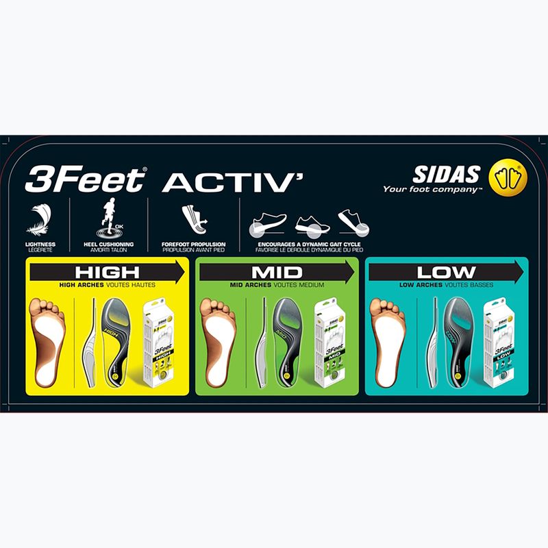 Стелки за обувки SIDAS 3Feet Activ Mid 8