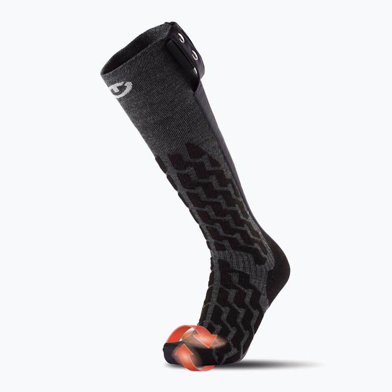 Отопляеми чорапи Therm-ic Powersocks Heat Fusion Uni grey/ black 6