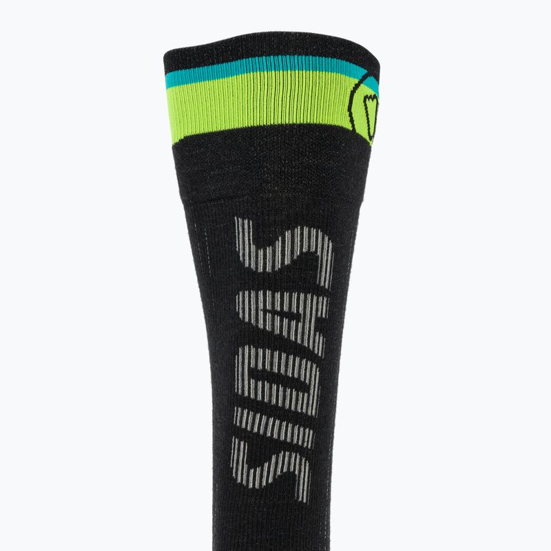 Скиорски чорапи SIDAS Ski Ultra Fit black/yellow 4