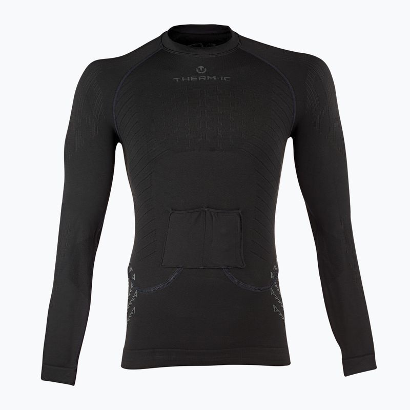 Нагреваема блуза с дълъг ръкав Therm-ic Baselayer S.E.T. black