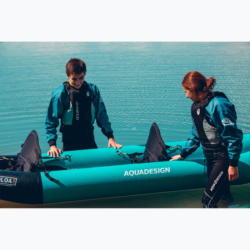 AQUADESIGN Надуваем каяк за 2 лица Koloa 360 cm син/черен 13