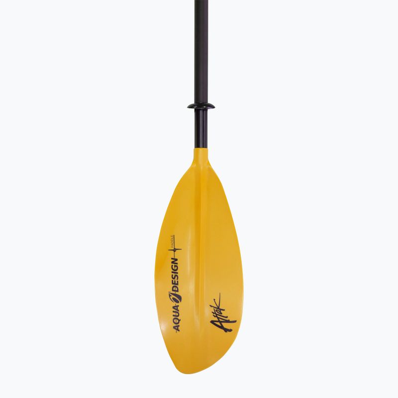 AQUADESIGN K1 Attak 4 жълто гребло за каяк 2