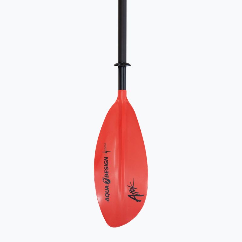 AQUADESIGN K1 Attak 4 червено гребло за каяк 3