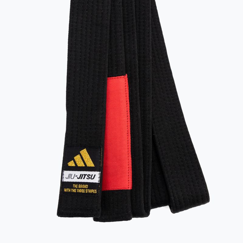 Колан за бразилско жиу-житцу adidas Elite black 2