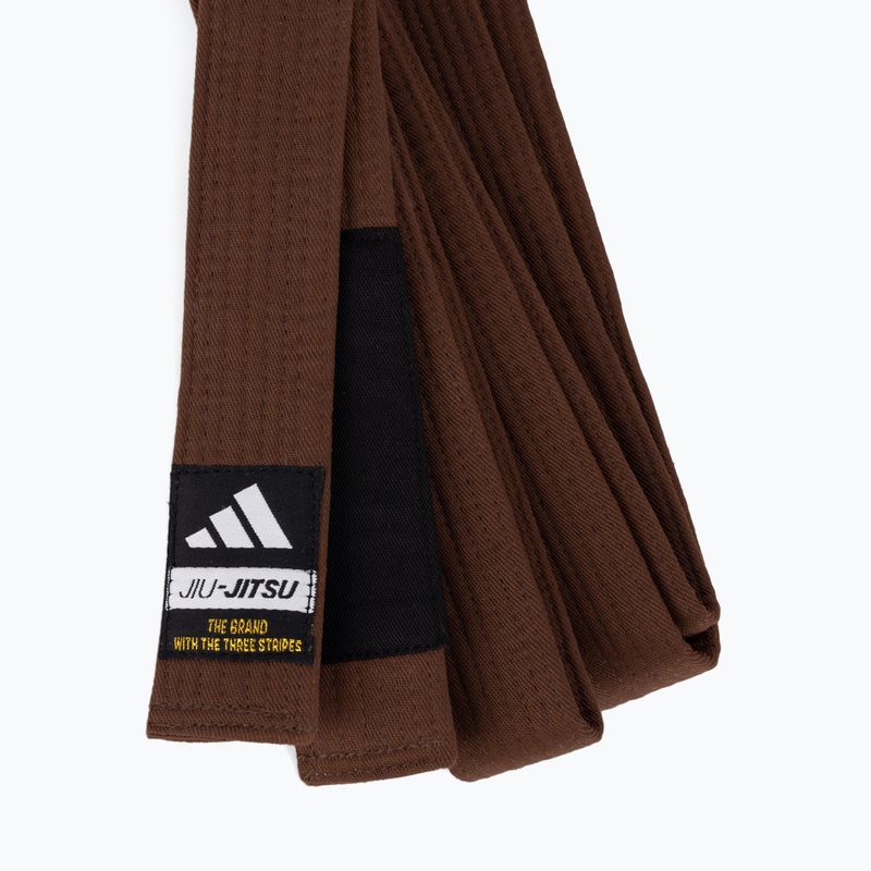 Колан по бразилско жиу-житцу adidas Elite brown 2