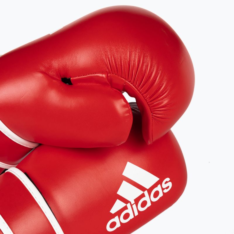 adidas Point Fight боксови ръкавици Adikbpf100 червено и бяло ADIKBPF100 9