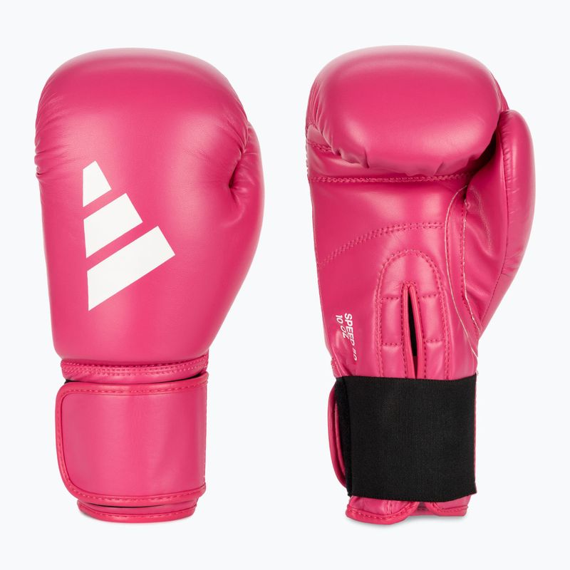 Боксови ръкавици adidas Speed 50 pink/white