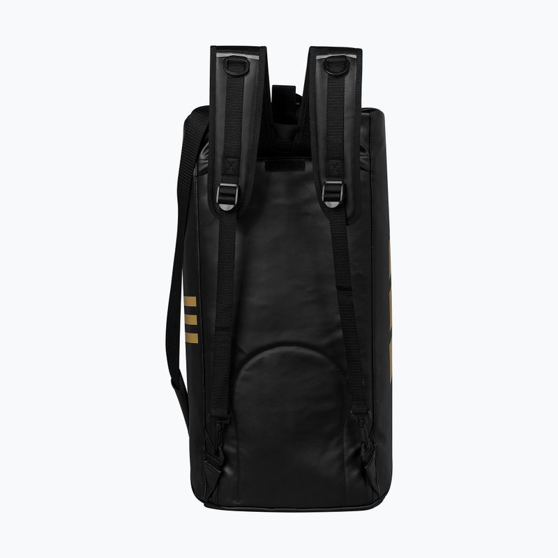 adidas тренировъчна чанта 50 l черна/златна 6