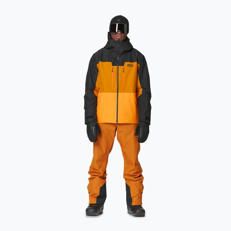 Мъжко ски яке Picture Object black / honey / carrot 2
