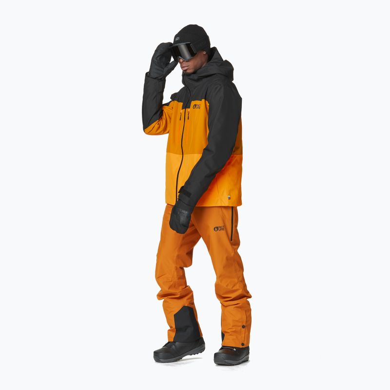Мъжко ски яке Picture Object black / honey / carrot 4