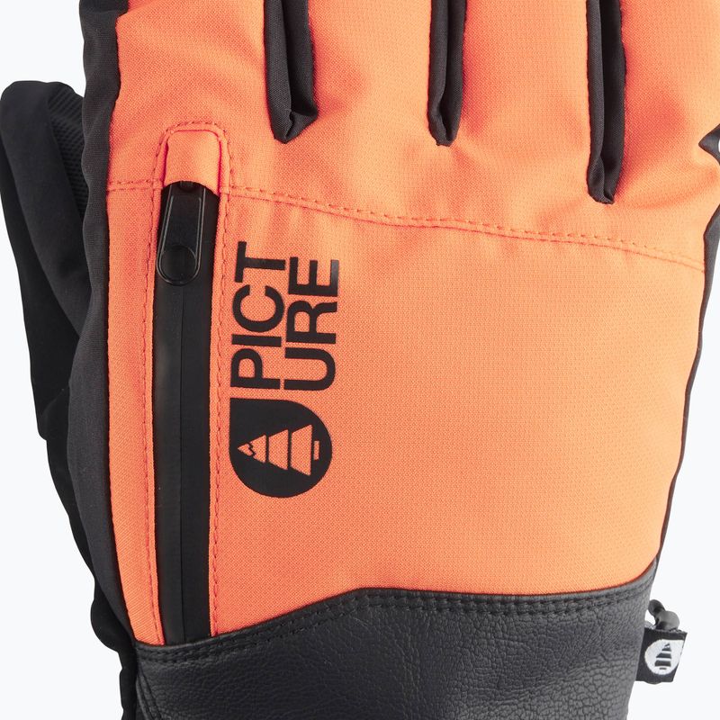Мъжки скиорски ръкавици Picture Madson Gloves 10/10 neon flare 4
