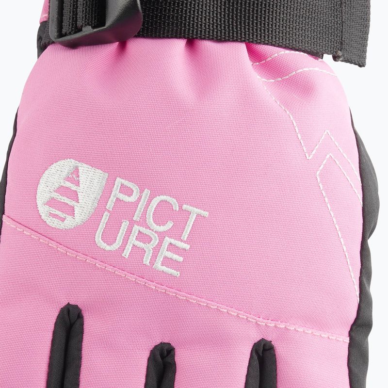 Детски скиорски ръкавици Picture Graby Gloves 10/10 super pink 4