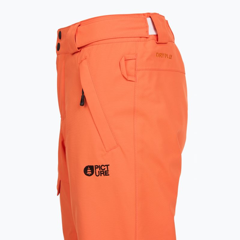 Детски скиорски панталони Picture Time 10/10 neon flare 4