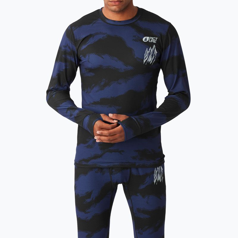 Мъжка термоактивна блуза Picture Lhotse Printed retro fusion print