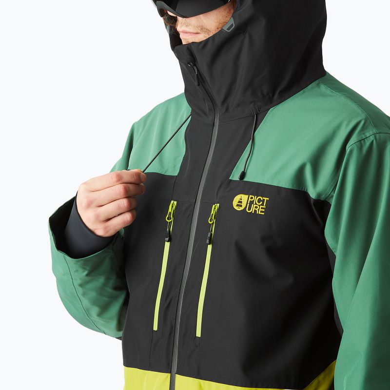 Мъжко скиорско яке Picture Object smoke pine black 5