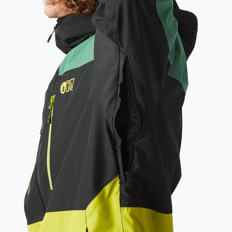 Мъжко скиорско яке Picture Object smoke pine black 7