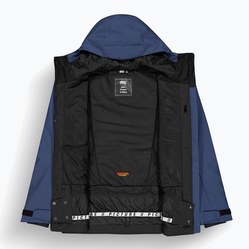 Мъжко скиорско яке Picture Object pariot blue neon flare 14