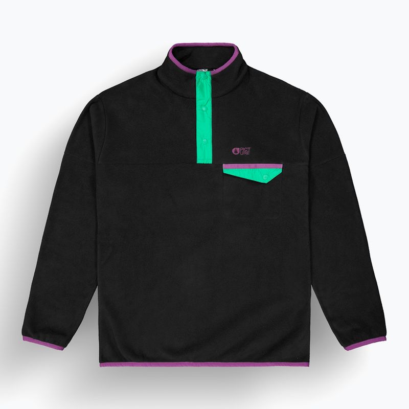 Мъжки скиорски поларен суитшърт Picture Arcca 1/4 Zip black 6