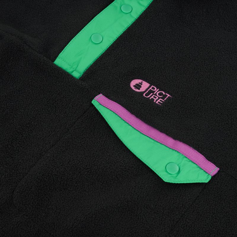 Мъжки скиорски поларен суитшърт Picture Arcca 1/4 Zip black 8