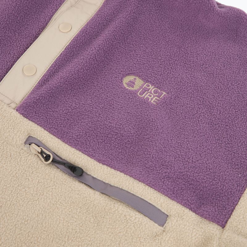 Дамски скиорски поларен суитшърт Picture Arcca 1/4 Zip pure cashmere 9
