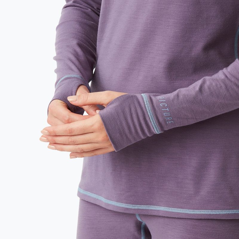 Дамска термоактивна блуза с дълъг ръкав Picture Milita grape jam 4