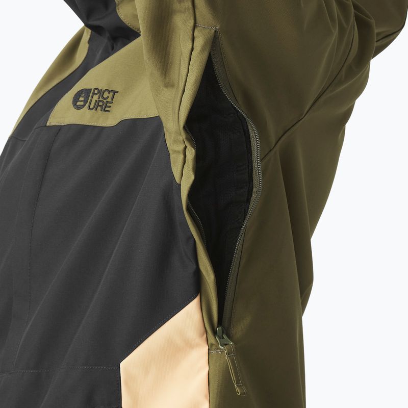 Дамско скиорско яке Picture Seakrest tobacco black 6