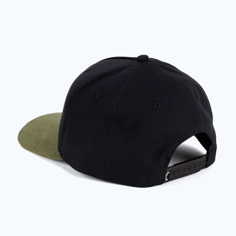 Мъжка бейзболна шапка Billabong Stacked black 3