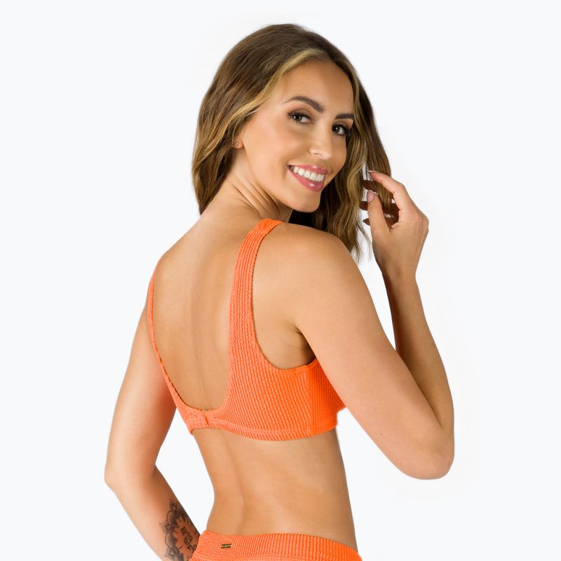 Горна част на бански костюм Billabong Summer High Square Bralette orange crush 3