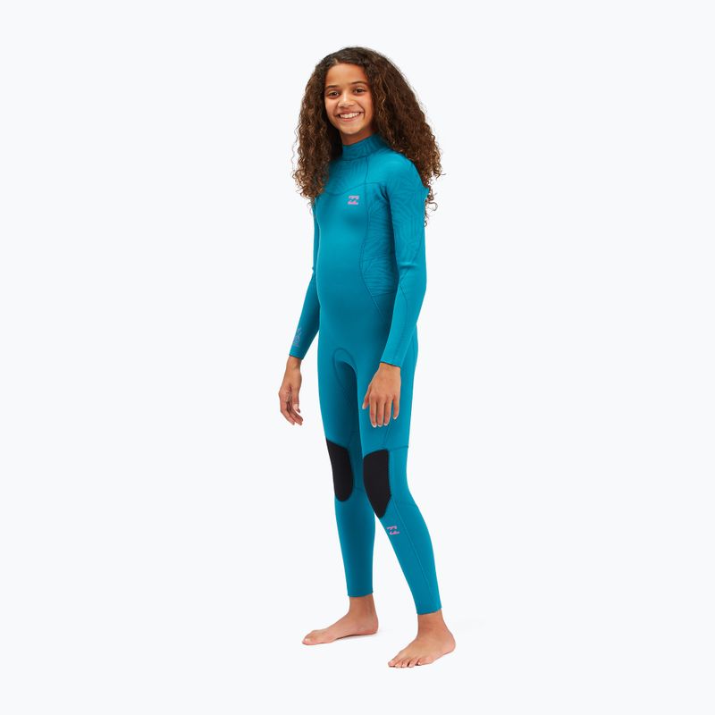 Детска пяна за плуване Billabong 3/2 Teen Synergy BZ FL Full blue lagoon 2