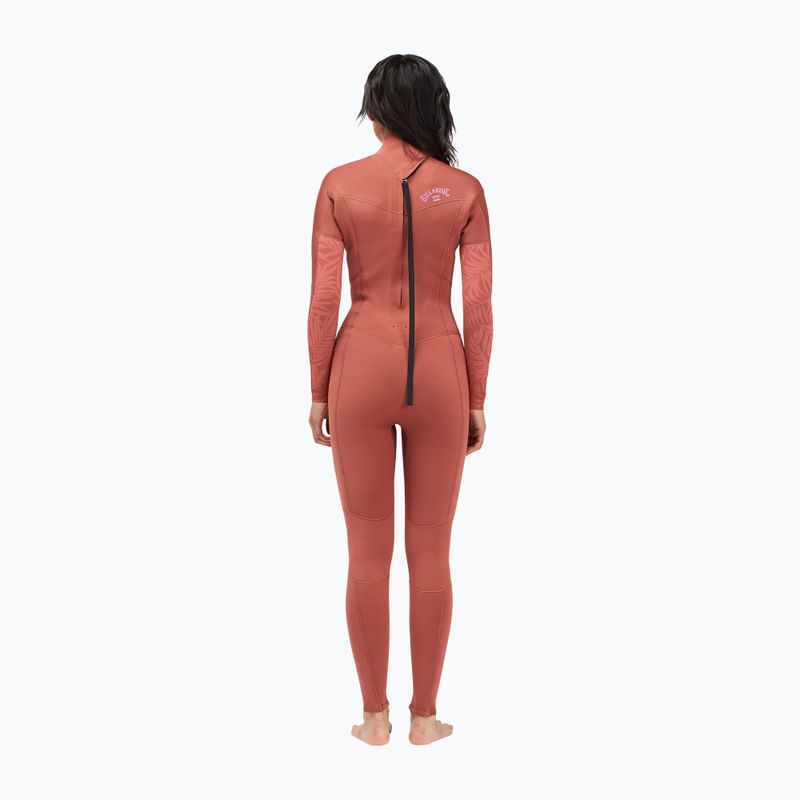 Дамски скафандър Billabong 3/2 Synergy BZ L/SL red clay 3