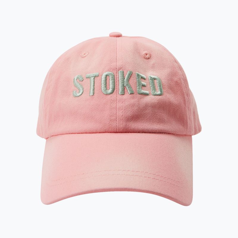 Дамска бейзболна шапка Billabong Stacked pink sunset 7