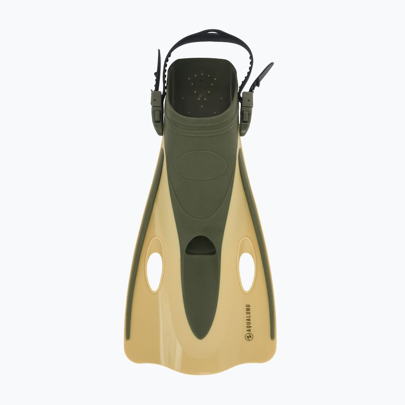 Aqualung Twister кафяви и зелени плавници за гмуркане FA3649896SM 5