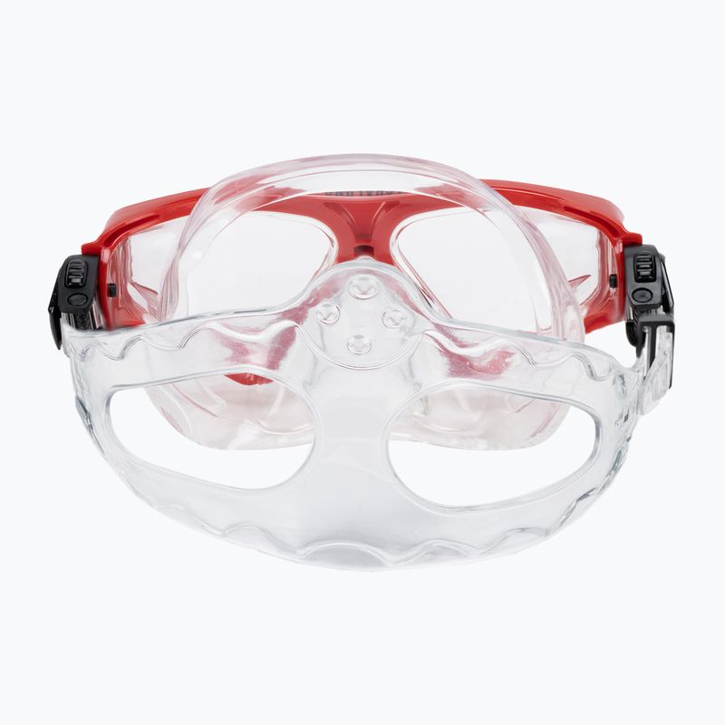 Aqualung Saturn Combo комплект за шнорхел Маска + шнорхел Червено SC3980006 5